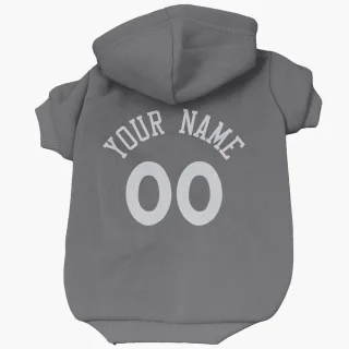 Golden State Warriors Custom Gray   Dog & Cat Pet Hoodie