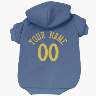 Golden State Warriors Custom Royal   Dog & Cat Pet Hoodie