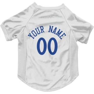 Golden State Warriors Custom White   Dog & Cat Pet Jersey