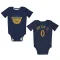 Golden State Warriors Gary Payton II Navy  Newborn & Infant Bodysuit