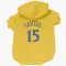 Golden State Warriors Gui Santos Gold  Dog & Cat Pet Hoodie
