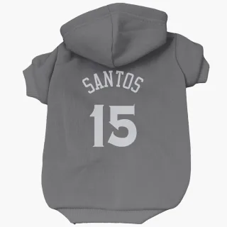 Golden State Warriors Gui Santos Gray  Dog & Cat Pet Hoodie
