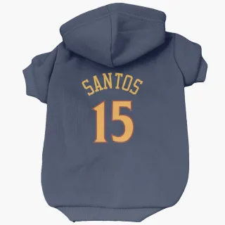 Golden State Warriors Gui Santos Navy  Dog & Cat Pet Hoodie