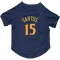 Golden State Warriors Gui Santos Navy  Dog & Cat Pet Jersey