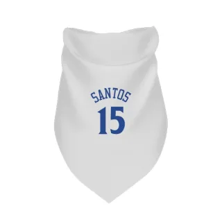 Golden State Warriors Gui Santos White  Dog & Cat Pet Bandana