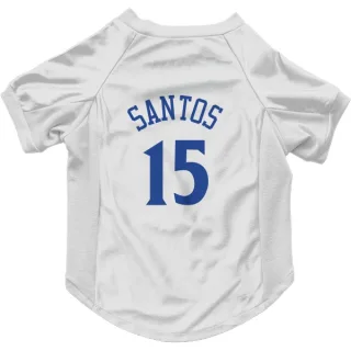Golden State Warriors Gui Santos White  Dog & Cat Pet Jersey