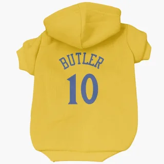 Golden State Warriors Jimmy Butler III Gold  Dog & Cat Pet Hoodie