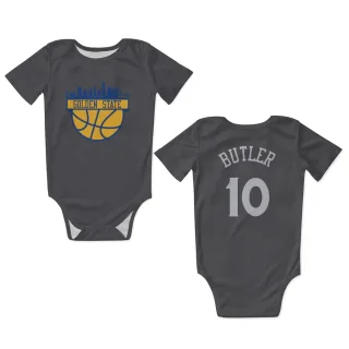 Golden State Warriors Jimmy Butler III Gray  Newborn & Infant Bodysuit