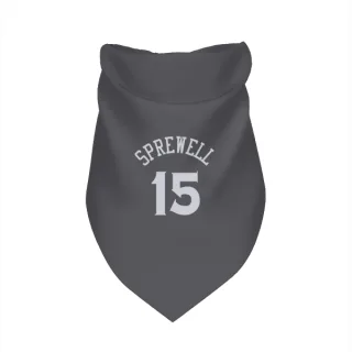 Golden State Warriors Latrell Sprewell Gray  Dog & Cat Pet Bandana