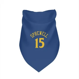 Golden State Warriors Latrell Sprewell Royal  Dog & Cat Pet Bandana