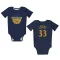 Golden State Warriors Malevy Leons Navy  Newborn & Infant Bodysuit