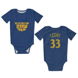 Golden State Warriors Malevy Leons Royal  Newborn & Infant Bodysuit