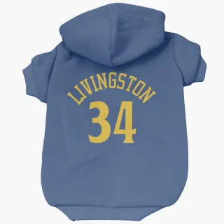 Golden State Warriors Shaun Livingston Royal  Dog & Cat Pet Hoodie