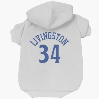 Golden State Warriors Shaun Livingston White  Dog & Cat Pet Hoodie
