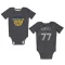 Golden State Warriors Taevion Kinsey Gray  Newborn & Infant Bodysuit