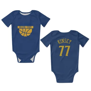 Golden State Warriors Taevion Kinsey Royal  Newborn & Infant Bodysuit