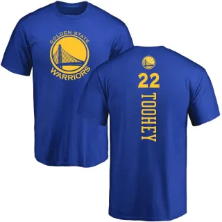Men's Golden State Warriors Alex Toohey Gold Royal Backer T-Shirt