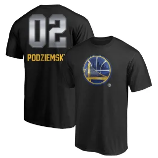 Men's Golden State Warriors Brandin Podziemski Gold Black Midnight Mascot T-Shirt