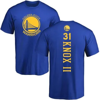 Men's Golden State Warriors Kevin Knox II Gold Royal Backer T-Shirt