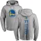 Men's Golden State Warriors Omer Yurtseven Gold Branded Ash Backer Pullover Hoodie