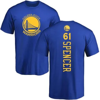 Men's Golden State Warriors Pat Spencer Gold Royal Backer T-Shirt