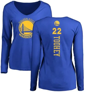 Women's Golden State Warriors Alex Toohey Gold Royal Backer Long Sleeve T-Shirt