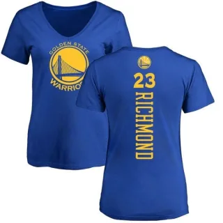 Women's Golden State Warriors Mitch Richmond Gold Royal Backer T-Shirt