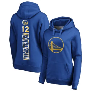 Women's Golden State Warriors Quinndary Weatherspoon Gold Branded Royal Backer Pullover Hoodie