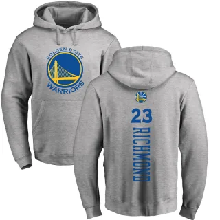 Youth Golden State Warriors Mitch Richmond Gold Branded Ash Backer Pullover Hoodie