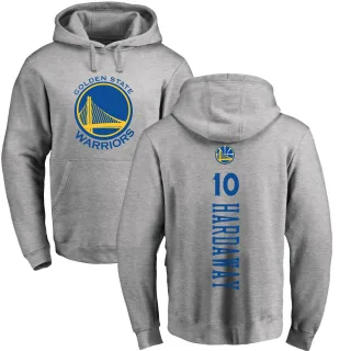 Youth Golden State Warriors Tim Hardaway Gold Branded Ash Backer Pullover Hoodie