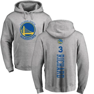 Youth Golden State Warriors Will Richard Gold Branded Ash Backer Pullover Hoodie